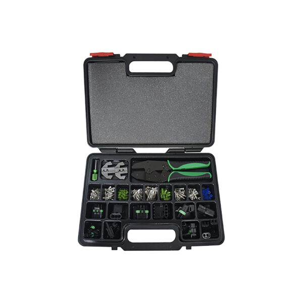 9478 220PC Astro Pneumatic WeatherPK Interchangeable Ratcheting Crimping Tool & Accessory Set
